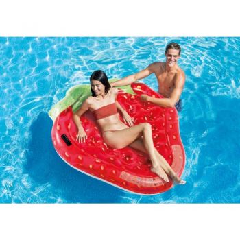 Saltea gonflabila pentru plaja Strawberry Island Intex 168 x 124 cm de firma originala