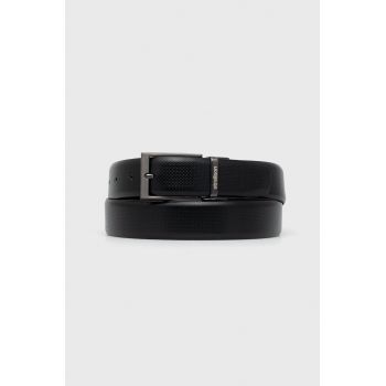 Strellson Curea de piele bărbați, culoarea negru Strellson Curea de piele bărbați, culoarea negru