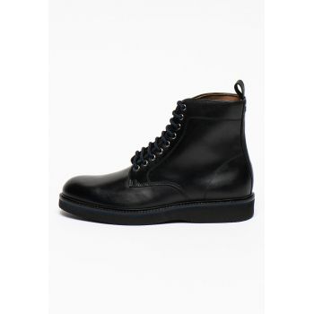 Ghete biker de piele Linton