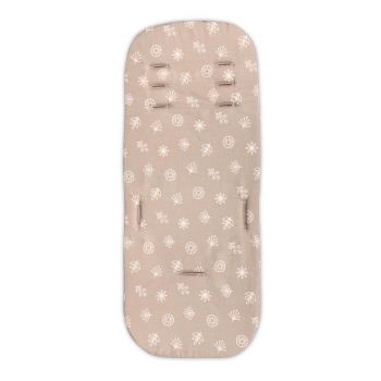 Saltea carucior Cosy Travel Memory spuma cu memorie Abstract Leaves Grey  Beige