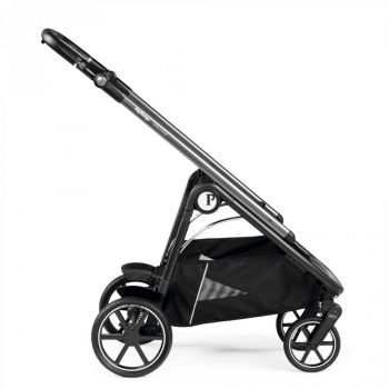 Carucior 3 in 1 Peg Perego Veloce Lounge 0 - 22 kg City Grey gri alb de firma original