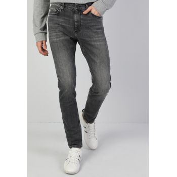 Blugi skinny cu aspect decolorat Ryan ieftini