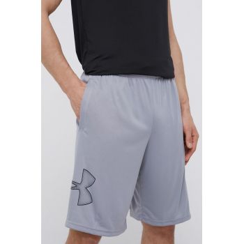 Under Armour pantaloni scurți de antrenament culoarea gri, 1306443 ieftini