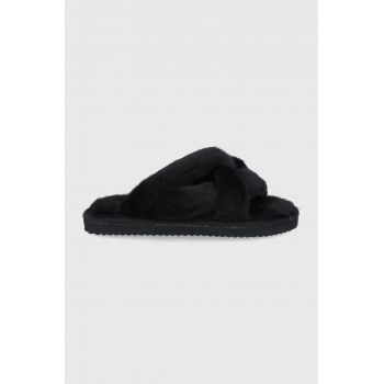 Flip*Flop Papuci de casa culoarea negru ieftini