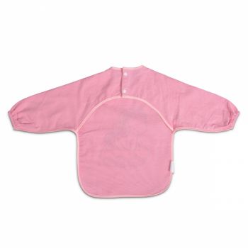 Bavetica impermeabila cu maneci Tea Time Pink de firma originala