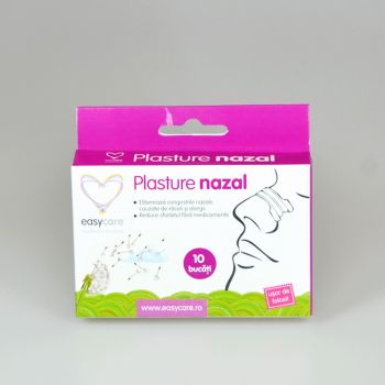 Plasturi nazali antisforait si pentru usurarea respiratiei Easycare 10buccutie ieftina