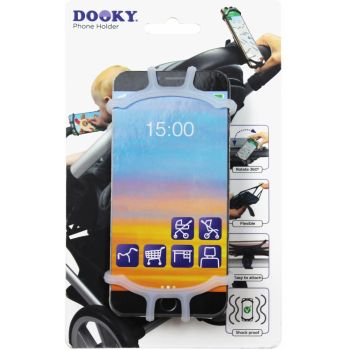 Suport universal pentru telefon Dooky transparent