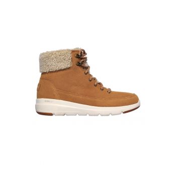 Ghete de piele intoarsa cu garnitura de blana shearling sintetica Glacial Ultra