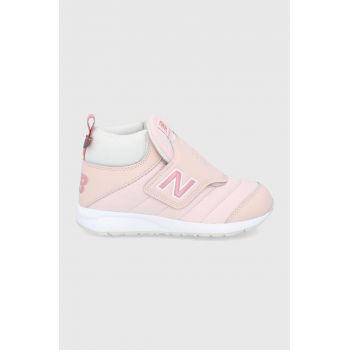 New Balance pantofi copii culoarea transparent ieftini