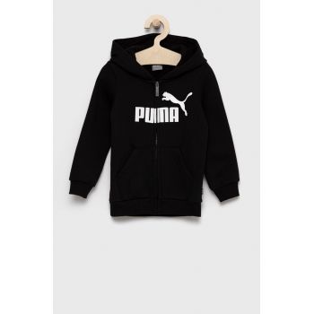 Puma Bluză copii 586967 culoarea negru, cu imprimeu de firma original