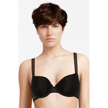 Passionata by Chantelle Sutien culoarea negru, dantela, material neted