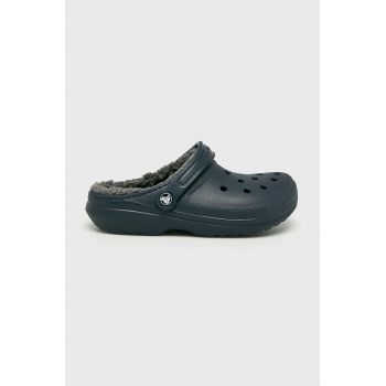 Crocs papuci 203591.CLASSIC.LINED.BL-BAL/PINK/O ieftini