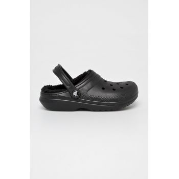 Crocs papuci 203591.CLASSIC.LINED.BL-BAL/PINK/O