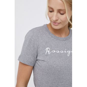 Rossignol Tricou din bumbac culoarea gri ieftin