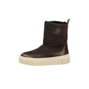 Ghete de piele cu platforma