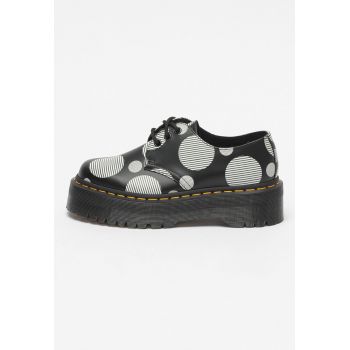 Pantofi de piele cu buline Quad Pantofi de piele cu buline Quad