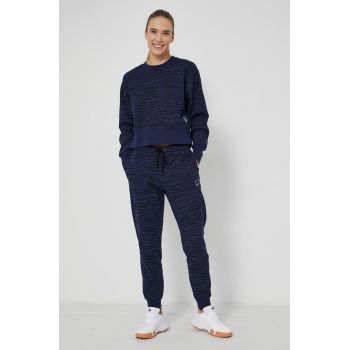 Dkny Bluză femei, culoarea albastru marin, modelator