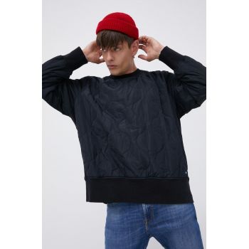 Levi's Bluză bărbați, culoarea negru, material neted