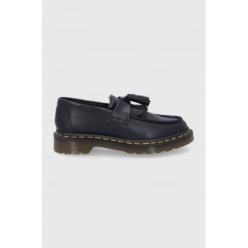 Dr. Martens mocasini de piele culoarea negru 22209001-Black.Smoo de firma originali