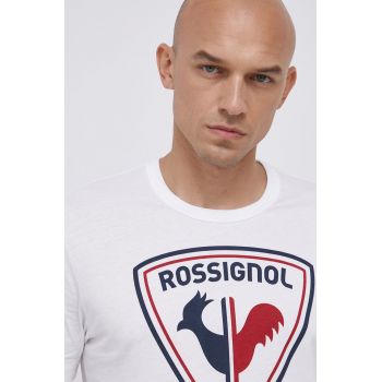 Rossignol Tricou din bumbac culoarea alb, cu imprimeu