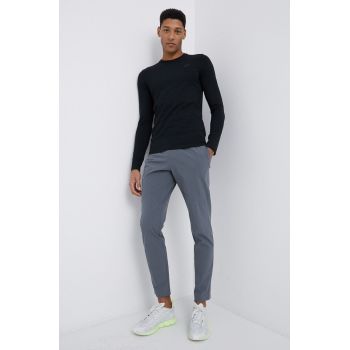 Under Armour Pantaloni 1366215 bărbați, culoarea gri, material neted de firma originali