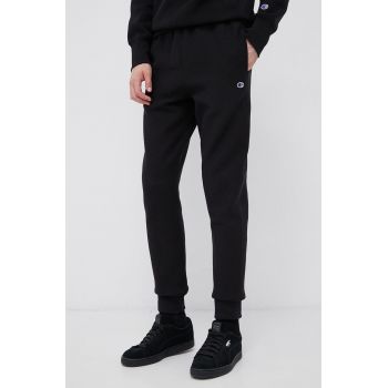 Champion pantaloni barbati, culoarea negru, neted