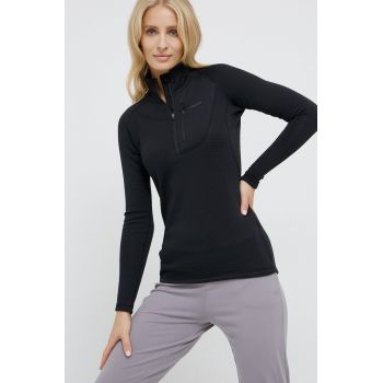 Viking bluza femei, culoarea negru, neted