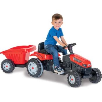 Tractor cu pedale si remorca Pilsan Active with Trailer 07-316 red