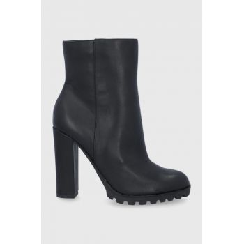 Aldo Botine Tealith femei, culoarea negru, cu toc drept Aldo Botine Tealith femei, culoarea negru, cu toc drept
