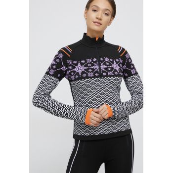 Newland Bluză femei, culoarea negru, modelator