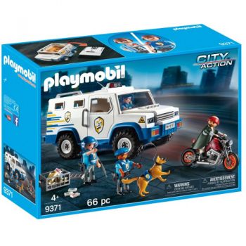 Set de Constructie Playmobil Masina de Politie Blindata - City Action