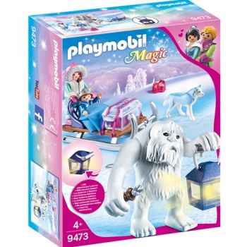 Set de Constructie Playmobil Yeti, Figurine Si Sanie