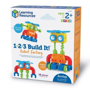 Set de Construit Learning Resources Robotel Colorat 1, 2, 3