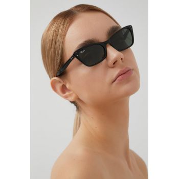 Ray-Ban ochelari de soare femei, culoarea negru