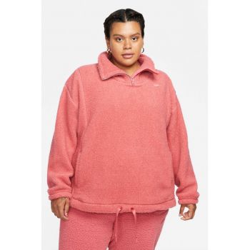 Bluza cu fenta cu fermoar pentru antrenament Something Cozy