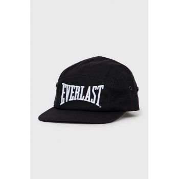 Everlast șapcă din bumbac culoarea negru, cu imprimeu ieftina