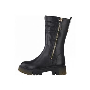 Cizme mid-calf de piele ecologica Cizme mid-calf de piele ecologica