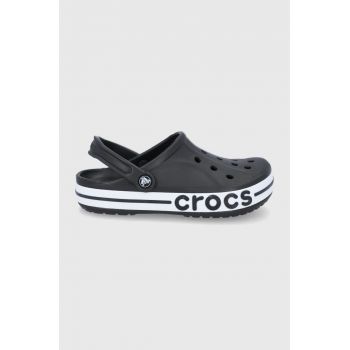 Crocs papuci culoarea negru