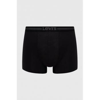 Levi's boxeri bărbați, culoarea negru 37149.0632-jetblack de firma originali