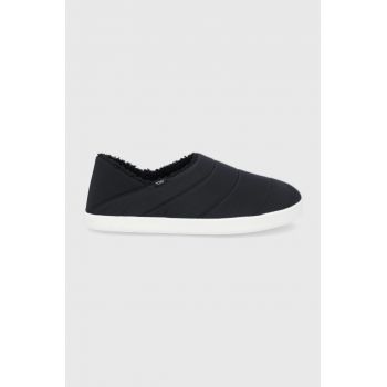 Toms Papuci de casa culoarea negru