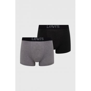 Levi's boxeri bărbați, culoarea negru 37149.0625-greyblack de firma originali