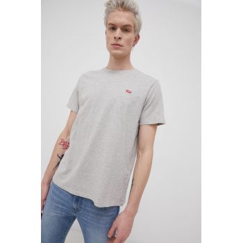 Levi's tricou din bumbac culoarea gri, melanj 56605.0130-Neutrals de firma original