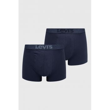 Levi's Boxeri (2-pack) culoarea albastru marin