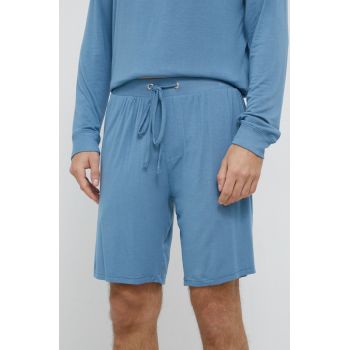 Ted Baker Pantaloni scurți de pijama bărbați, material neted