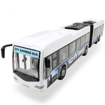 Autobuz Dickie Toys City Express Bus alb ieftina
