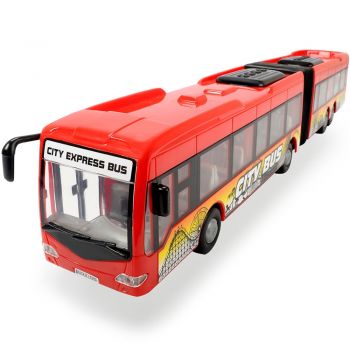 Autobuz Dickie Toys City Express Bus rosu ieftina