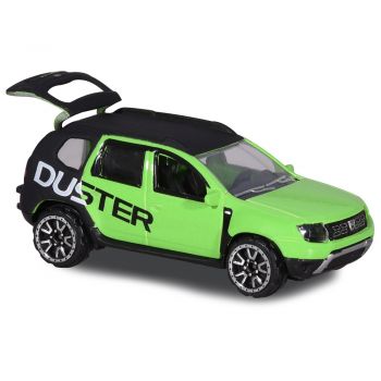 Masina Majorette Dacia Duster negru cu verde la reducere