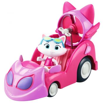 Masina Smoby 44 Cats cu figurina Milady 7,7 cm