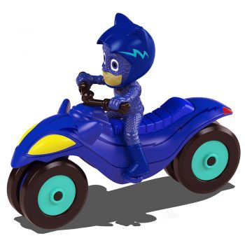 Motocicleta Dickie Toys Eroi in Pijama Moon Rover cu figurina Cat Boy la reducere