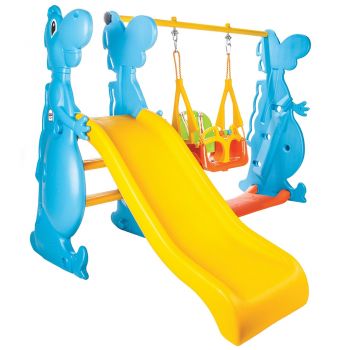 Centru de joaca Pilsan Dino Slide and Swing la reducere